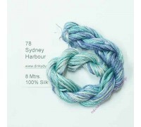 Шёлковое мулине Dinky-Dyes S-078 Sydney Harbour
